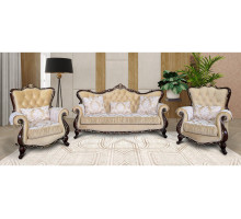 Кресло Лорена (темный орех, калифорния айвори)