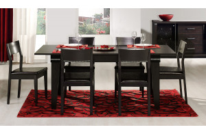 Раскладной обеденный стол для гостиной Мира MIRA-04 венге