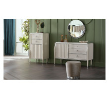 Комод для белья Gravita (Гравита) GRAV-28 слоновая кость