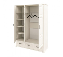 Шкаф трехстворчатый Марсель (крем) МН-126-03(1)