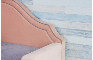 Односпальная кровать-софа Сандрин с мягкой спинкой