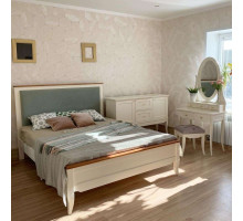 Двуспальная кровать Римини MUR-118-01/1 с мягкой вставкой