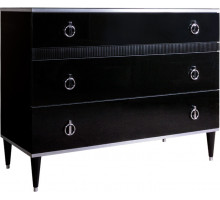 Комод для белья с планкой Rimini Solo РМКМ-3 (s) (черный) Комод для белья с планкой Rimini Solo РМКМ-3 (s) (черный)