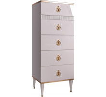 Комод узкий для белья с планкой Rimini Solo РМКМ-2 (s) (слоновая кость) Комод узкий для белья с планкой Rimini Solo РМКМ-2 (s) (слоновая кость)