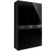 Трехстворчатый шкаф для одежды  Rimini Solo РМШ2/3 (s) (черный) Трехстворчатый шкаф для одежды  Rimini Solo РМШ2/3 (s) (черный)