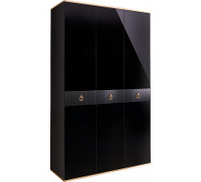 Трехстворчатый шкаф для одежды  Rimini Solo РМШ2/3 (s) (черный) Трехстворчатый шкаф для одежды  Rimini Solo РМШ2/3 (s) (черный)