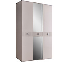 Трехстворчатый шкаф для одежды с зеркалом Rimini Solo РМШ1/3 (s) (слоновая кость) Трехстворчатый шкаф для одежды с зеркалом Rimini Solo РМШ1/3 (s) (слоновая кость)